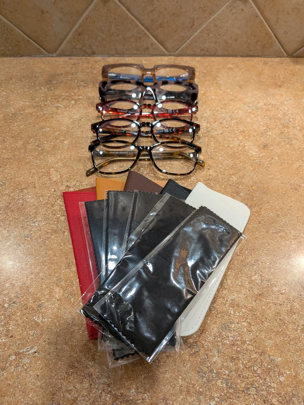 5) 1.5 x Reading Glasses